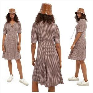 Sold- Scotch & Soda Sun Ray Drapey Midi Dress, Size Medium